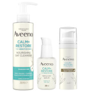 Aveeno Face Calm and Restore Night Nourish Routine (Worth £37.48)