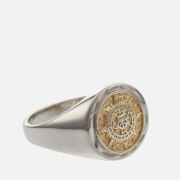 Serge Denimes Compass Gold-Tone Sterling Silver Signet Ring