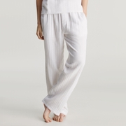 Calvin Klein Textured Cotton-Gauze Sleep Pants