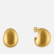 Oma The Label Ewa 18 Karat Gold Plated Hoop Earrings