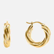 Oma The Label The Brenda 18 Karat Gold-Plated Hoop Earrings