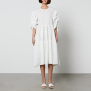 Toit Volant Ottille Garden Cloqué Midi Dress