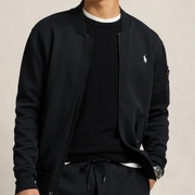 Polo Ralph Lauren Double-Knit Cotton-Blend Bomber Jacket