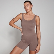 MP Women's Tempo Rib Seamless Unitard - Hazelnut