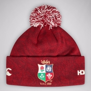 BRITISH & IRISH LIONS CCC BOBBLE HAT RED