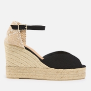 Castañer Women's Bianca Canvas Espadrille Wedge Sandals