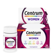 أقراص الفيتامينات والمعادن المتعددة للنساء من Centrum - عدد 30 قرصًا
