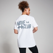 MP Oversized Move Club T-Shirt - majica - bela