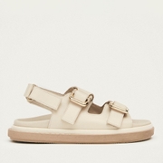 ALOHAS Women's Harper Leather Double Strap Sandals