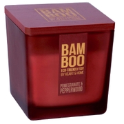 BAMBOO Large Jar Candle Pomegranate & Pepperwood 210g