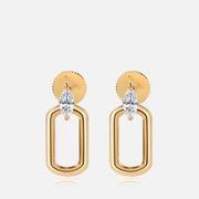 Carat London Tori Gold-Plated Sterling Silver Hoop Earrings