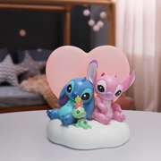 Enesco Disney Light up Stitch & Angel Scene (16cm)
