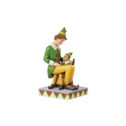Enesco Elf by Jim Shore Buddy on Papa's Lap Collectible Figurine (16.5cm)