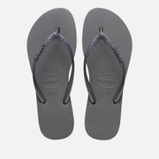 Havaianas Women's Slim Glitter Rubber Flip Flops