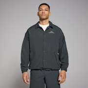 MP Men's Retro Graphic Coach Jacket - Washed Black