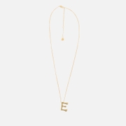 Astrid & Miyu Initial Bold 18K Gold-Plated Necklace