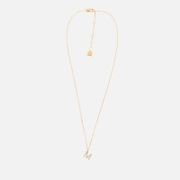 Astrid & Miyu Initial Pavé 18K Gold-Plated Necklace