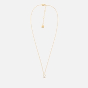 Astrid & Miyu Initial Pavé 18K Gold-Plated Necklace