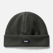 RAINS Rib-Knit Fleece-Lined Beanie