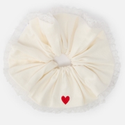 Sister Jane Lucky Cotton-Blend Twill Scrunchie