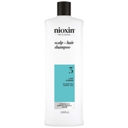 NIOXIN Scalp and Hair Thickening System 3 Shampoo for Coloured Dry and Damaged Hair with Light Thinning 1L