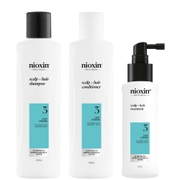 NIOXIN Scalp and Hair Thickening System 3 for Coloured Dry and Damaged Hair with Light Thinning Trial Kit