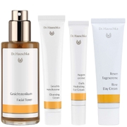 Dr. Hauschka Set: Facial Toner 100ml, Cleansing Cream 50ml, Daily Hydrating Eye Cream 12.5ml & Rose Day Cream 30ml