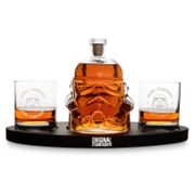 Original Stormtrooper Decanter Set, Original Design Decanter with 2 glasses and a tray