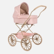 Konges Sløjd Doll Pram - Powder Pink Check