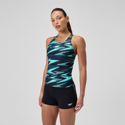 Tankini Femme HyperBoom noir/turquoise