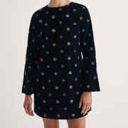 Whistles luna cordilla print dress top