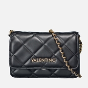 Valentino Ocarina Quilted Faux Leather Flap Bag 