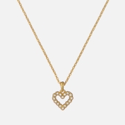 Ted Baker Amore Halo Gold-Plated Heart Necklace