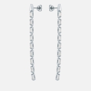 Ted Baker Isalie Baguette Silver-Plated Slinky Earrings