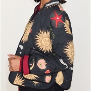 Never Fully Dressed Reversible Mystical Quilted Jersey Jacket