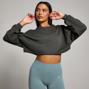 MP Women's Tempo Slouchy Cropped Long Sleeve Top - Night Grey