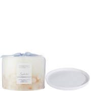The White Company Seychelles Botanical Candle and Plate - Large