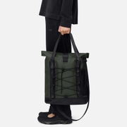 RAINS Trail Rolltop Matte Shell Tote Bag