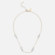 Coach Signature Pavé C Strand Gold-Toned Necklace