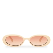 Le Specs Outta Love Polycarbonate Oval Sunglasses