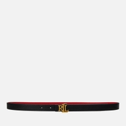 Lauren Ralph Lauren Leather Reversible 20 Skinny Belt