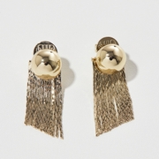 Pearl Octopuss.y Tiny Medusa Gold-Plated Studs