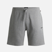 BOSS Bodywear Lounge Cotton-Blend Waffle-Knit Shorts