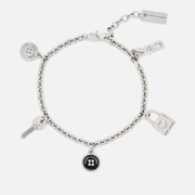 Marc Jacobs Button Charm Silver-Plated Bracelet