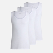 BOSS Bodywear 3-Pack Ribbed Cotton-Jersey Tank Tops