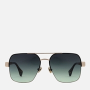 Vivienne Westwood Cowboy Aviator Gold-Tone Sunglasses