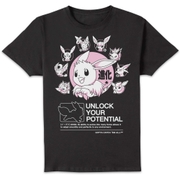 Pokémon Circle Of Eevee Evolutions Unisex T-Shirt - Black