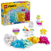 LEGO Classic Magical Transparent Box Building Toys Set 11040