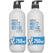 KMS Supersize Moist Repair Hair Rescue Shampoo and Conditioner Bundle for Dry and Damaged Hair