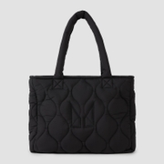 MP Quilted Padded Tote Bag - Black
